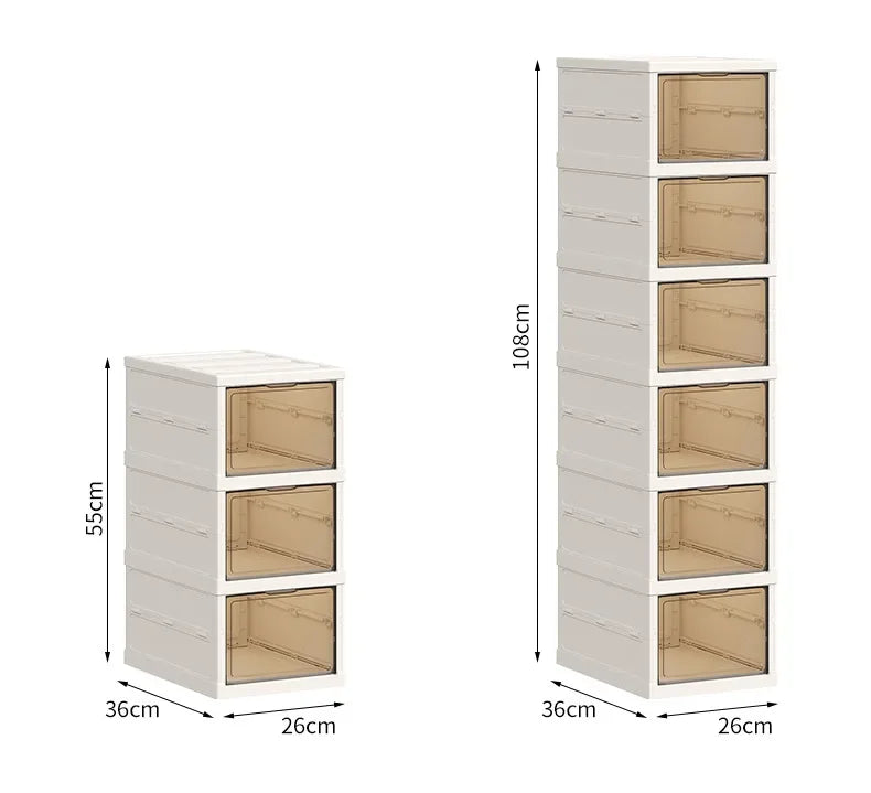Foldable Transparent Shoe Storage Box