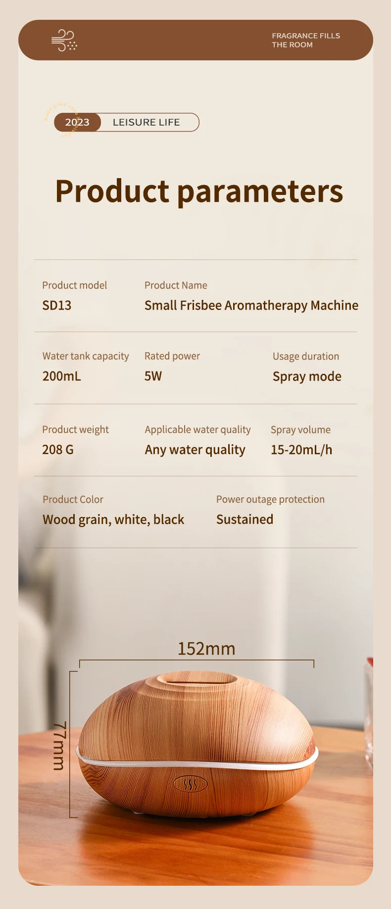 Aroma Humidifier flame Can Add Essential Oil Small AromaRelax Machine