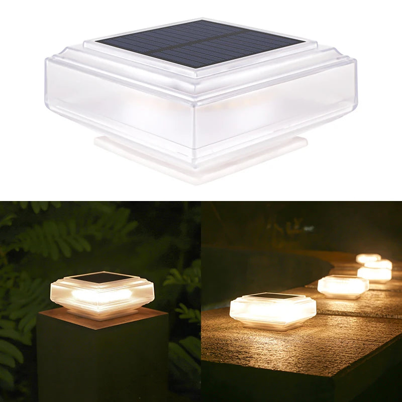 Solar Post Cap Fence Light
