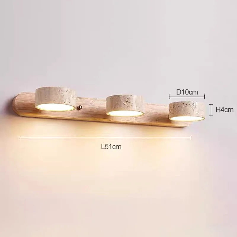 Travertine Spot Wall Light