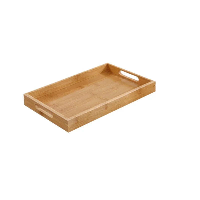 Bamboo Serving Tray With Handles