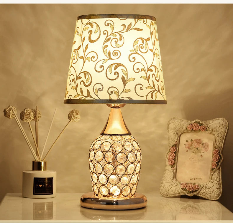 Crystal Base Table Lamp
