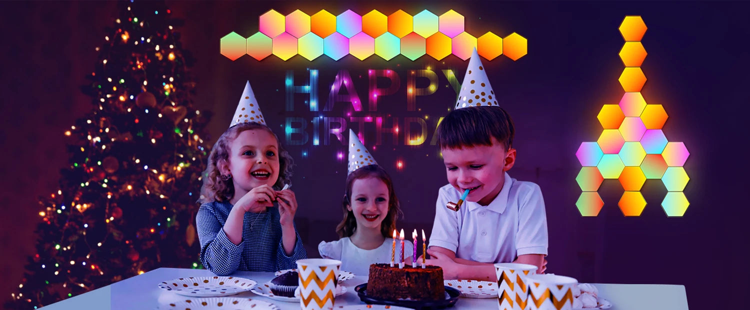 RGB Hexagon Smart Wall Panels
