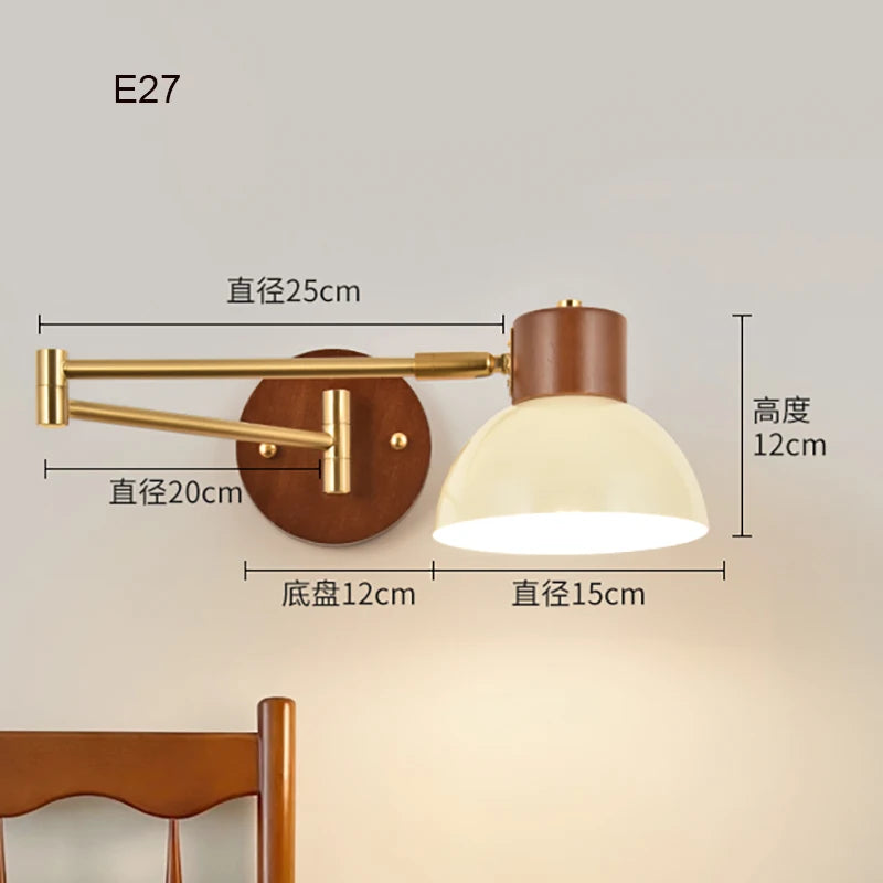 Telescopic Push Pull Wall Lamp