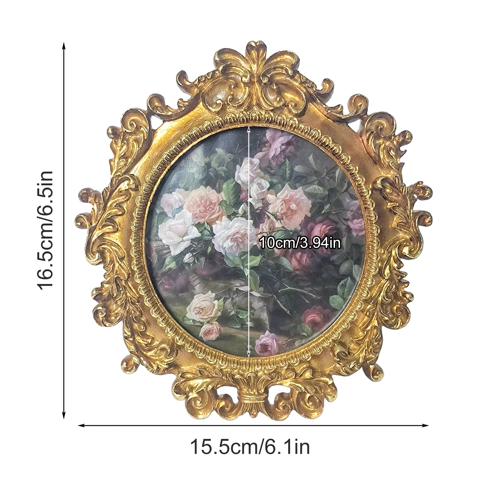 Ornate Vintage Gold Picture Frame