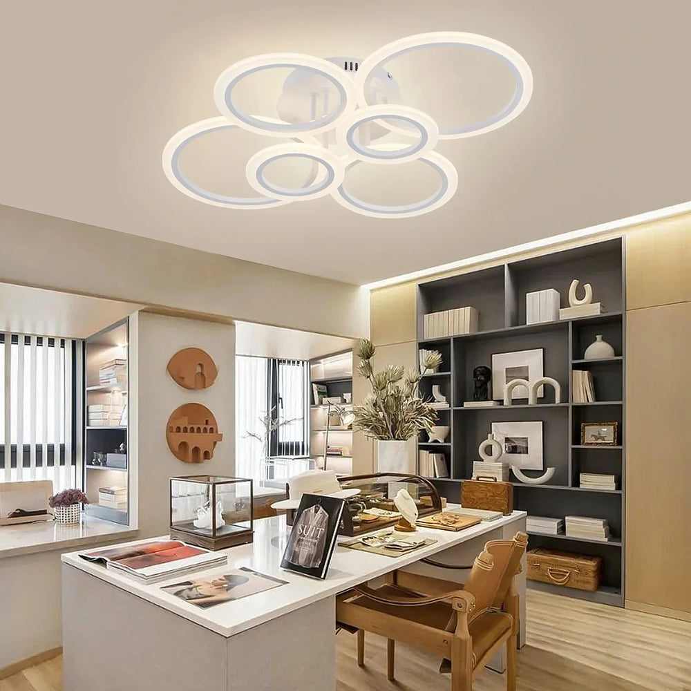 Modern LED Ring Chandelier