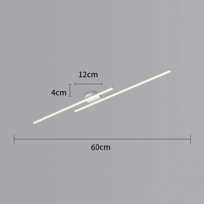Long Linear Aluminum LED Ceiling Light
