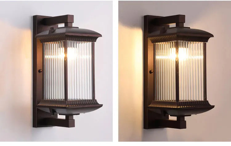 Metal Outdoor Wall Lantern