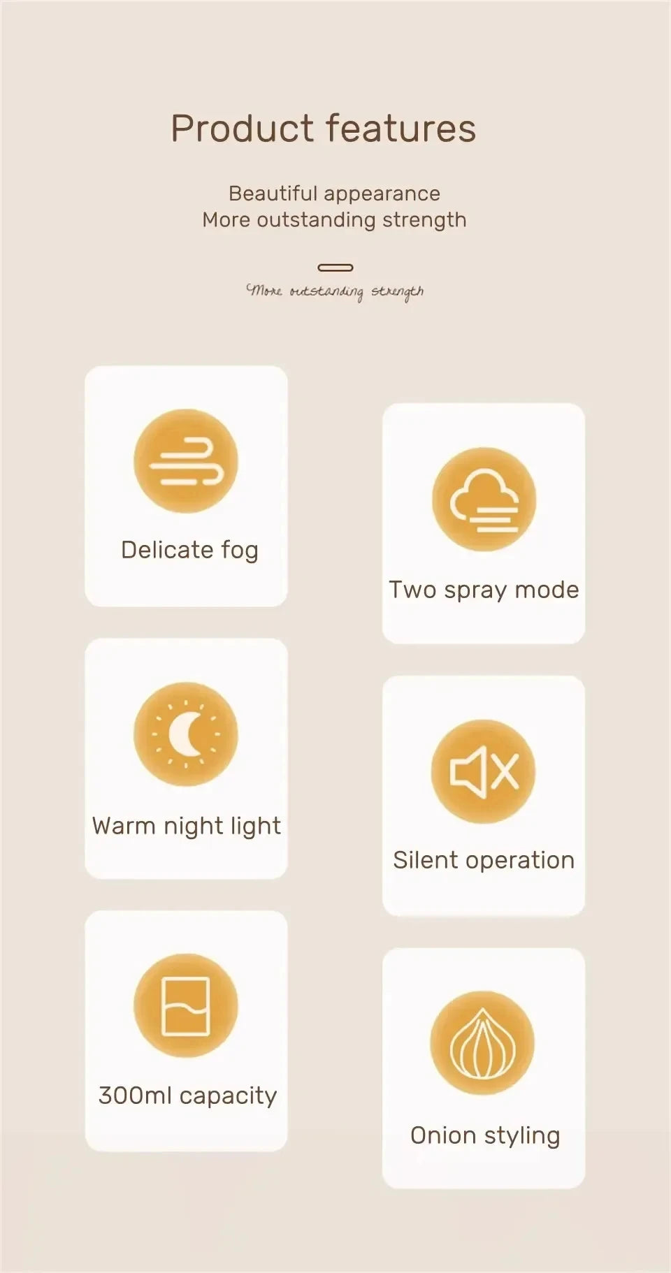 Humidifier Scented Creative Onion Shape Can Do Night Light Quiet Sleep