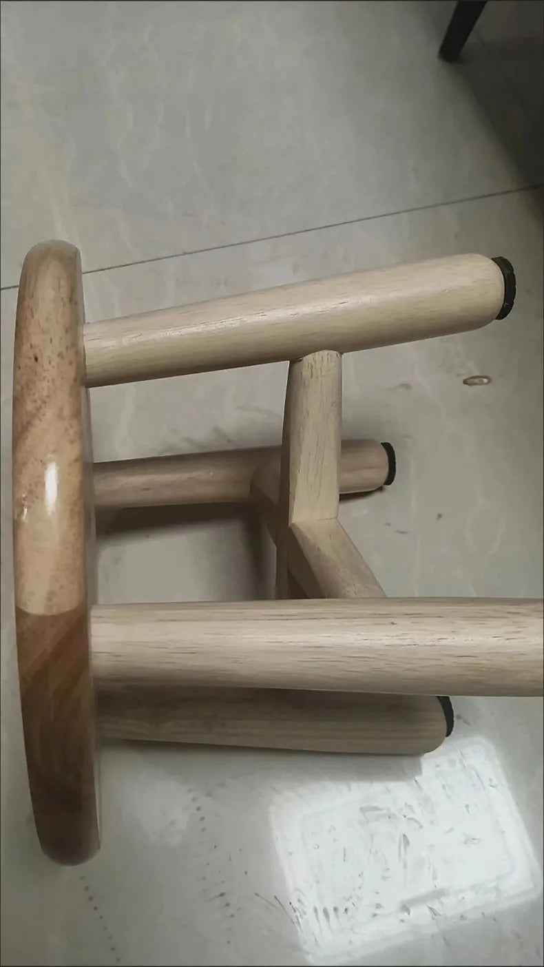 Solid Wood Small Round Stool