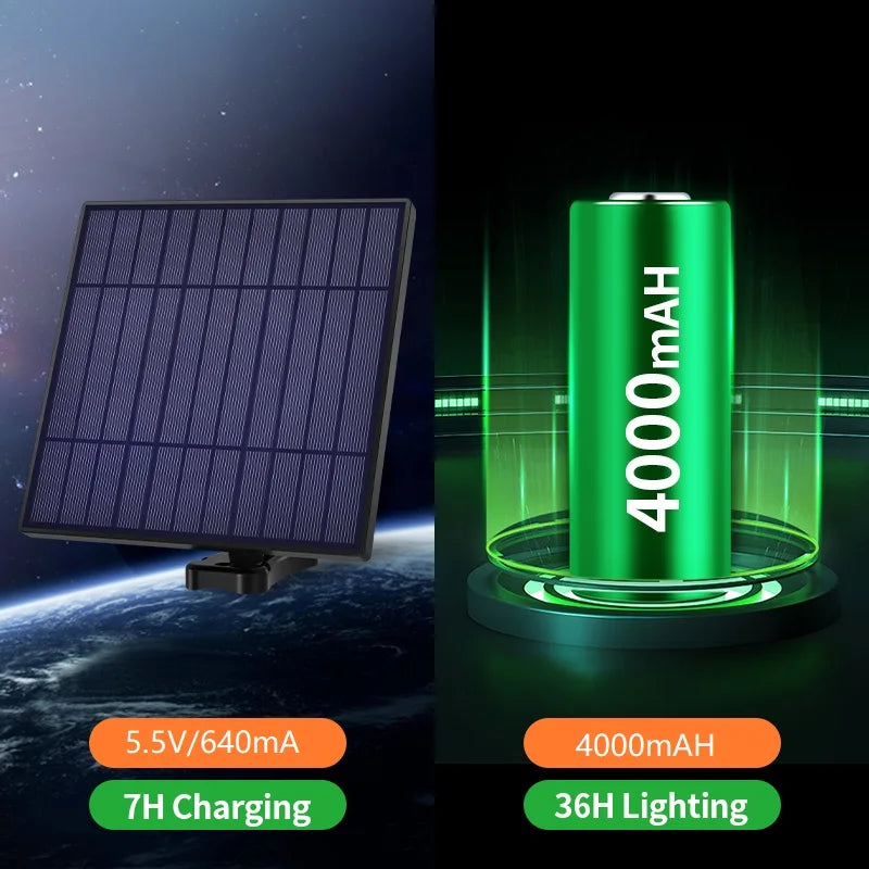 intelamp Long Life 4000mah Solar Pendant Lights Indoor&Outdoor