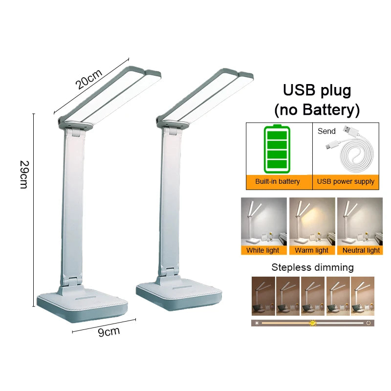 Dimmable Touch USB Desk Lamp
