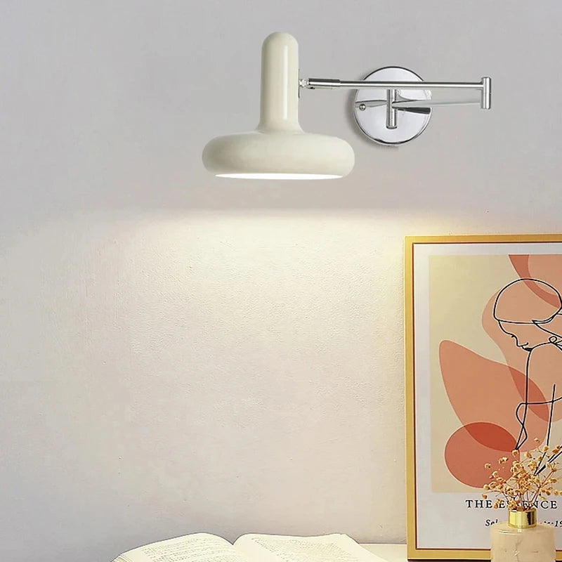 Nordic Modern Retractable Rotatable Swinging Retractable Wall Lamp