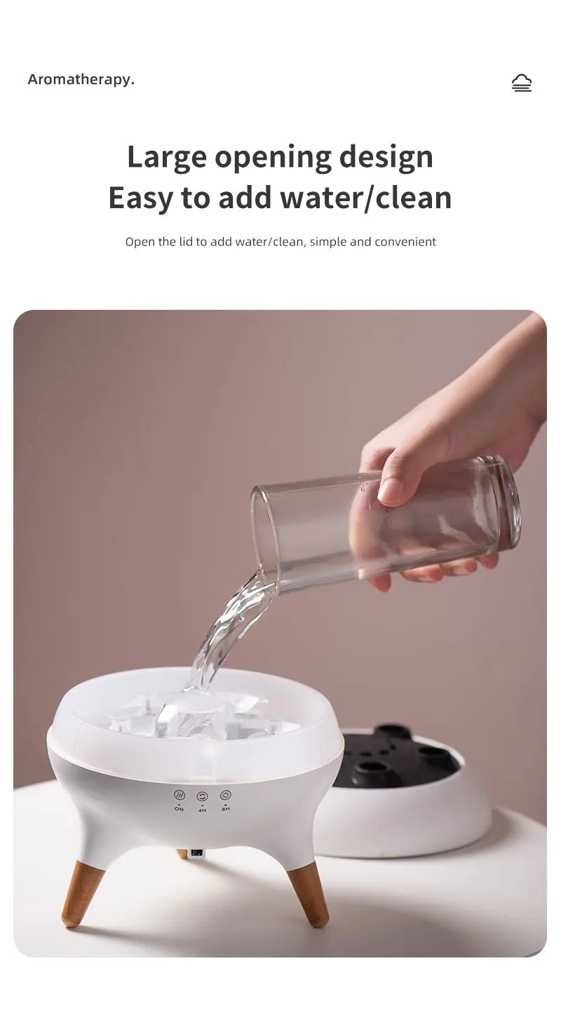 Dynamic Jellyfish Air Humidifier 250ml Essential Oil Diffuser Remote