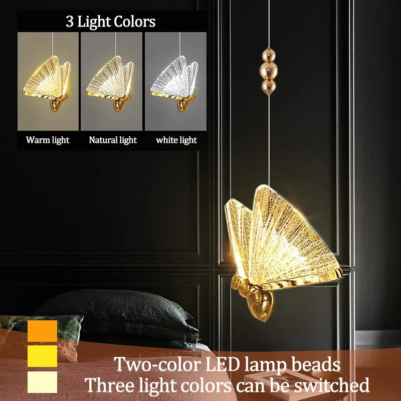 Butterfly LED Pendant Light