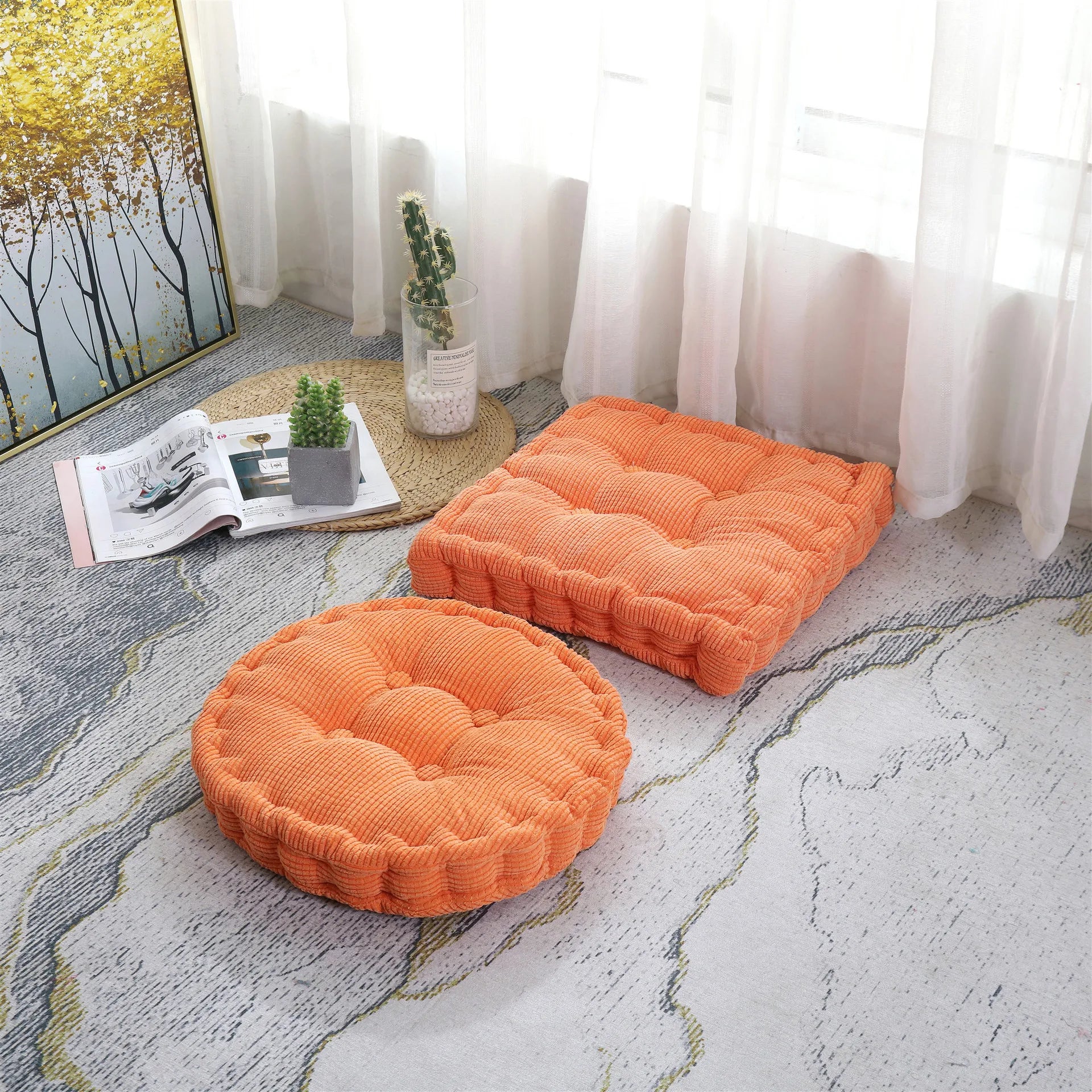 Tufted Meditation Floor Cushion