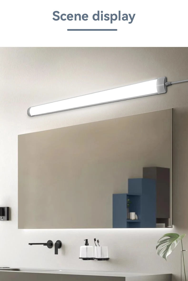 LED Tube Mirror Vanity Light