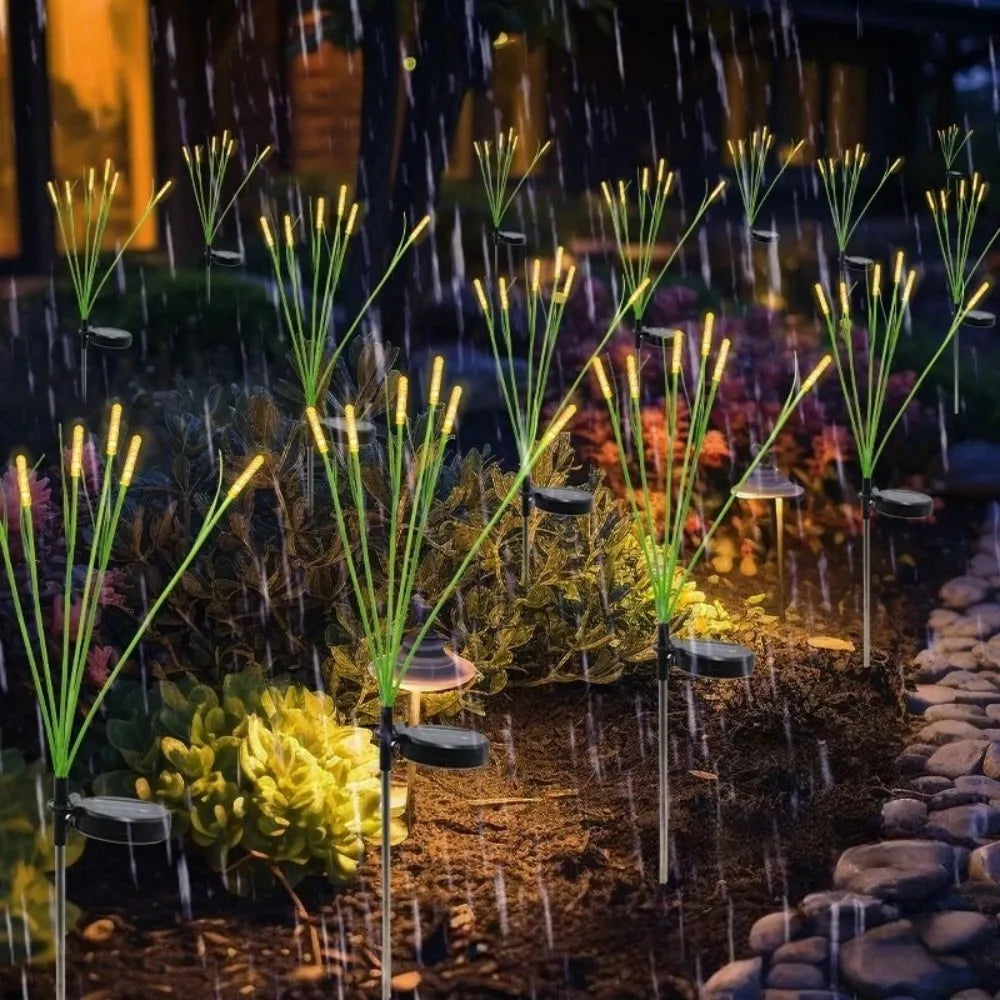 Solar Reed Bubble Stick Stake Lights Waterproof IP54 LED Garden Lights for Outdoor Patio Yard Pathway Wedding Decor