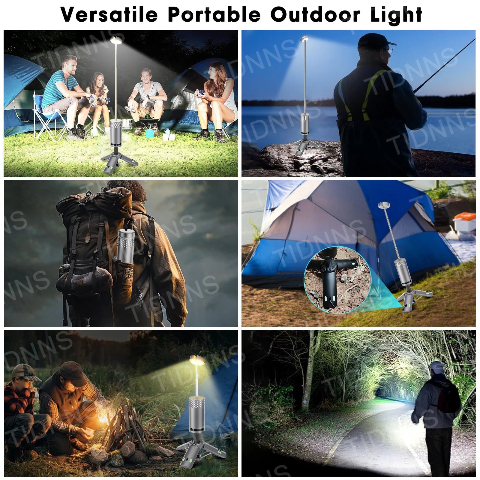 10000mAh Camping Light USB Rechargeable LED Emergency Lamp Outdoor