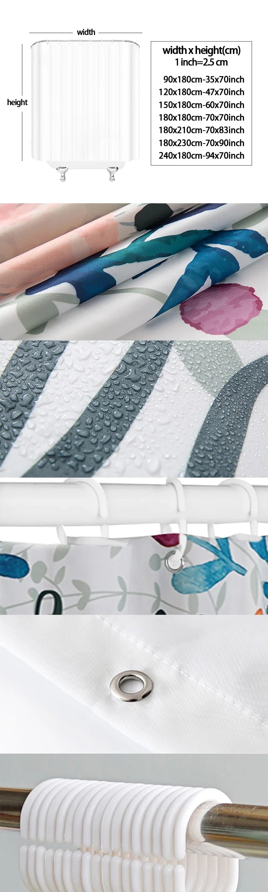 Zen Garden Bamboo Shower Curtain