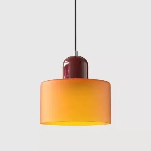 Vintage Stained Glass Chandelier for Bedside and Dining