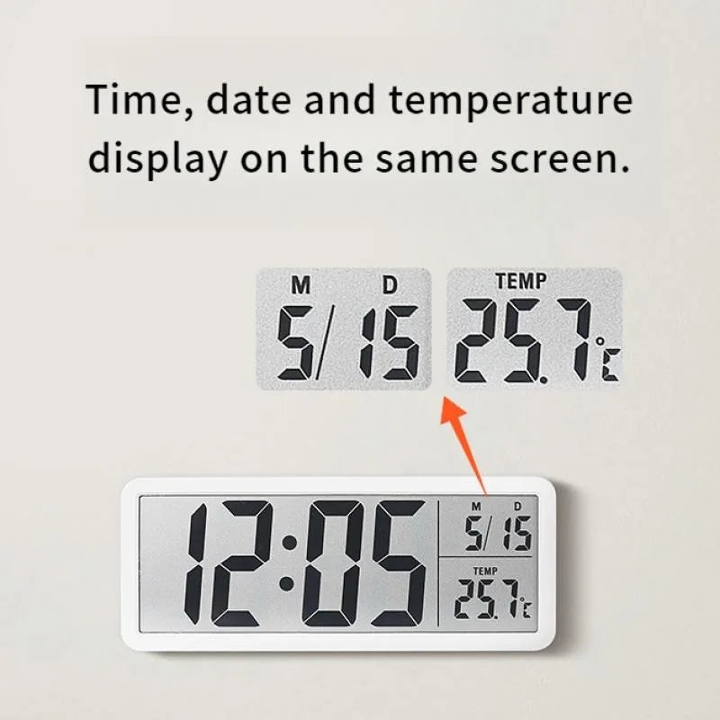 Digital LCD Desk and Wall Clock