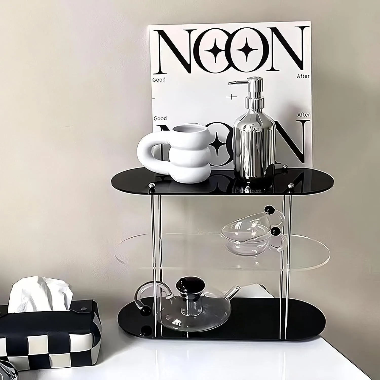 Acrylic Desktop Storage Display Rack