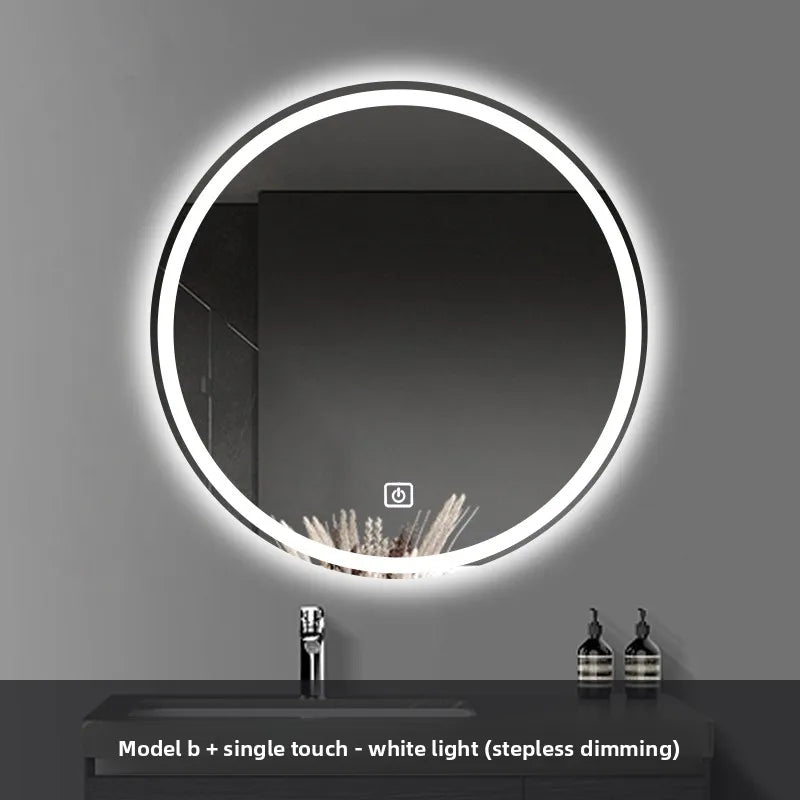 Smart Anti-Fog Round Vanity Mirror