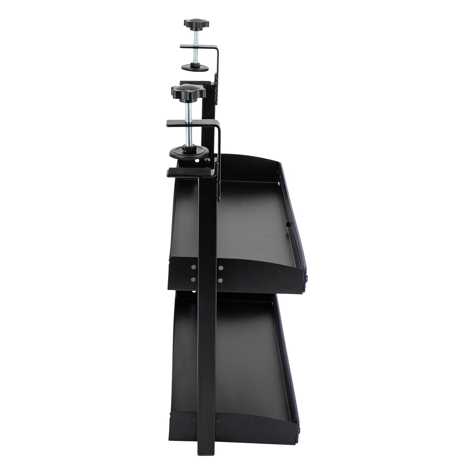 Two Tier Clamp On Desk Shelf