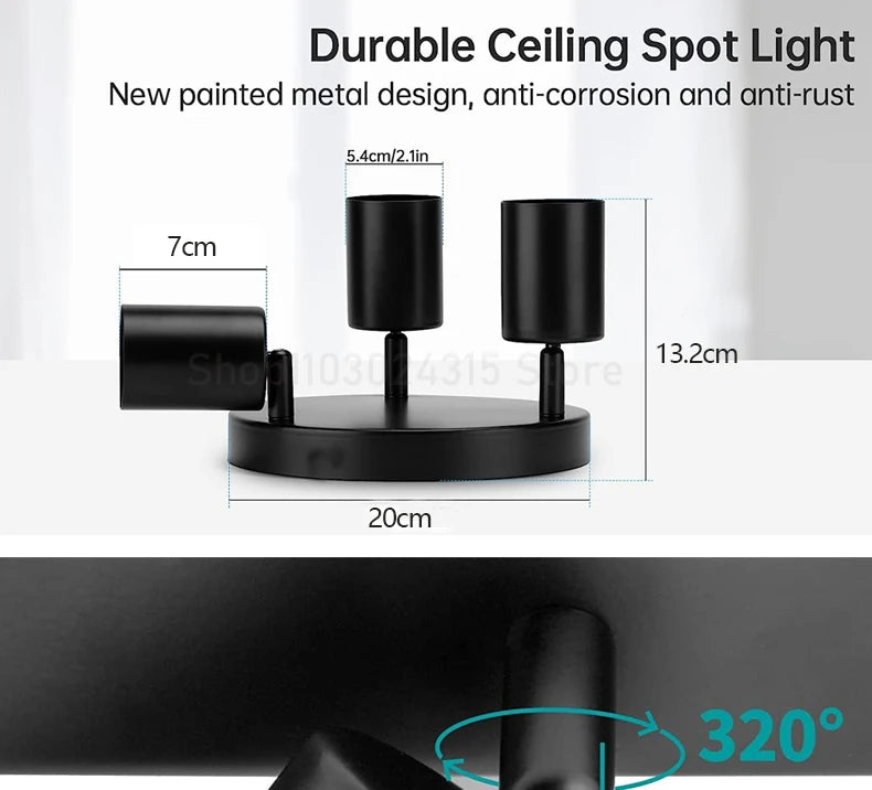 Dimmable Led GU10 Spotlight Clothing Store Background Wall Spotlight 7w