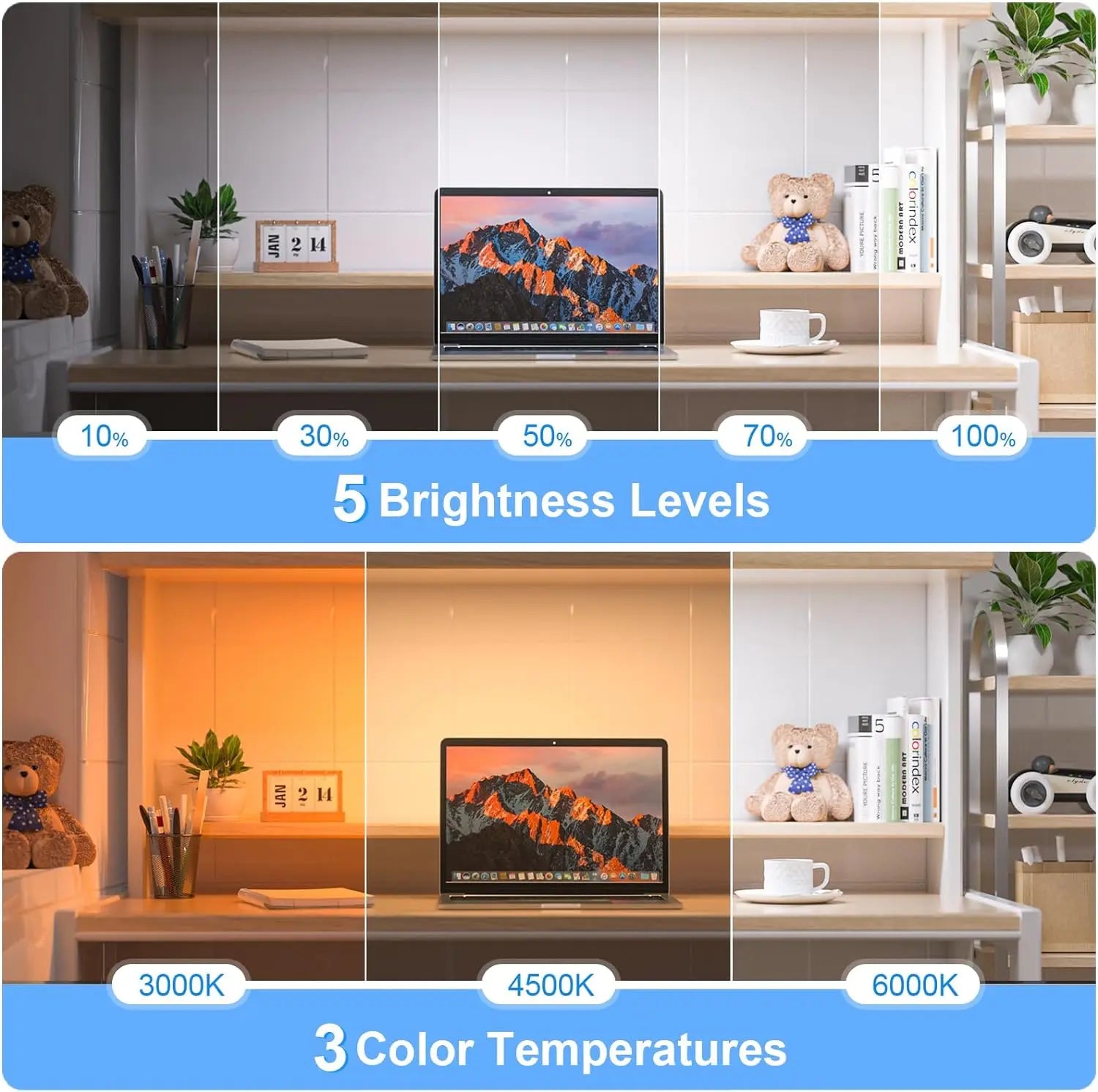 WILLED Rechargeable Vanity Light