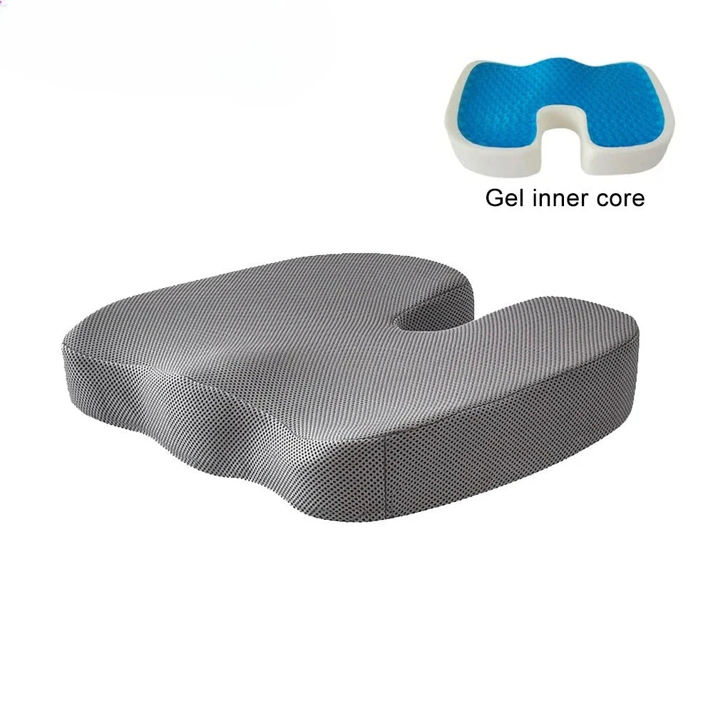 Thick Cooling Cushion,Gel-Enhanced Office Chair Cushion, Car Driving