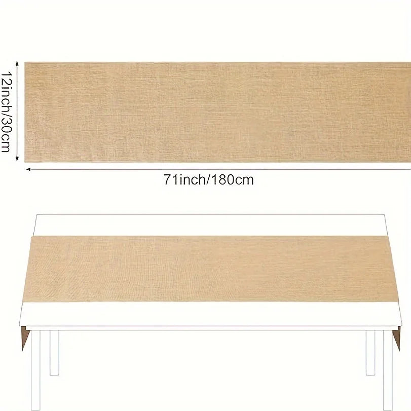 Natural Jute Burlap Table Runner
