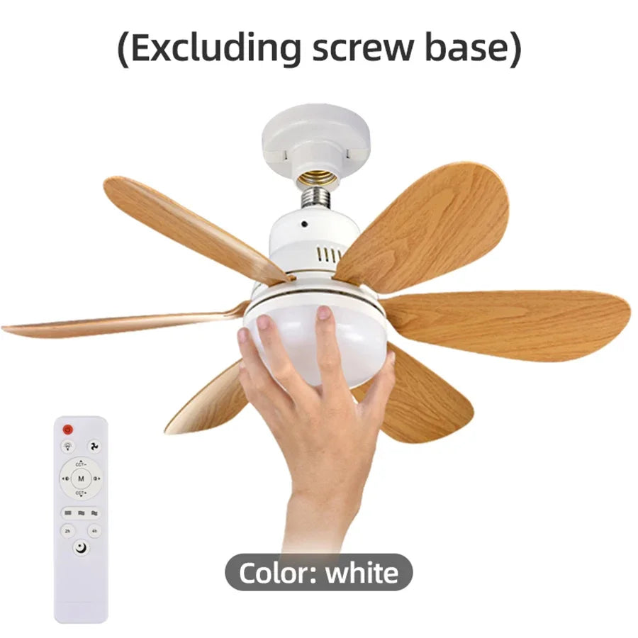Wood Blade LED Fan Light
