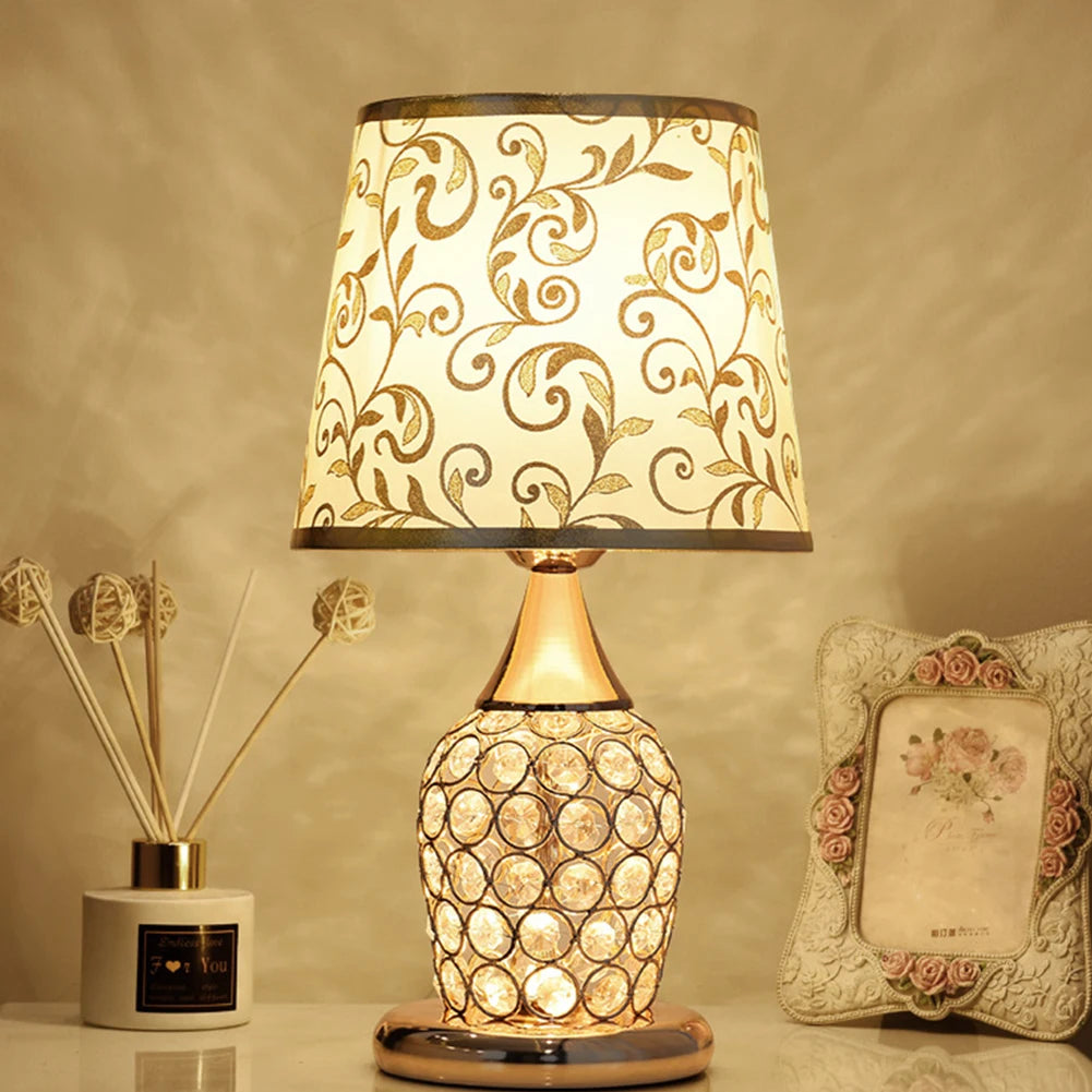 Crystal Base Table Lamp