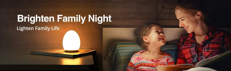 7 Color Changing Night Light RGB Remote Control Touch Dimmable Lamp