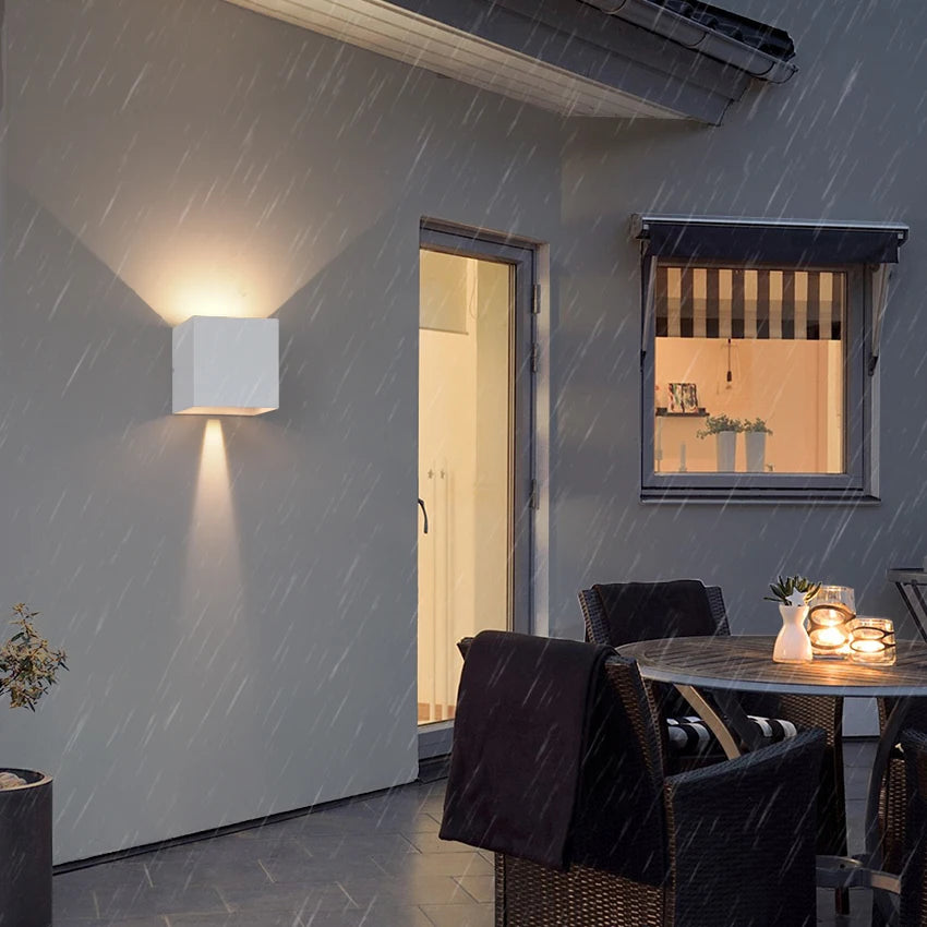 Cube Up And Down LED Wall Light