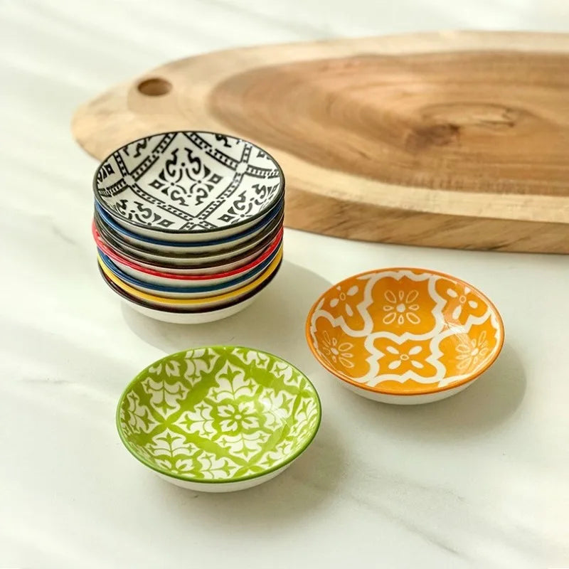 Boho Ceramic Trinket Dish Set
