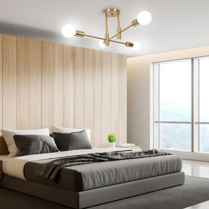 Nordic Branch Sputnik Ceiling Chandelier