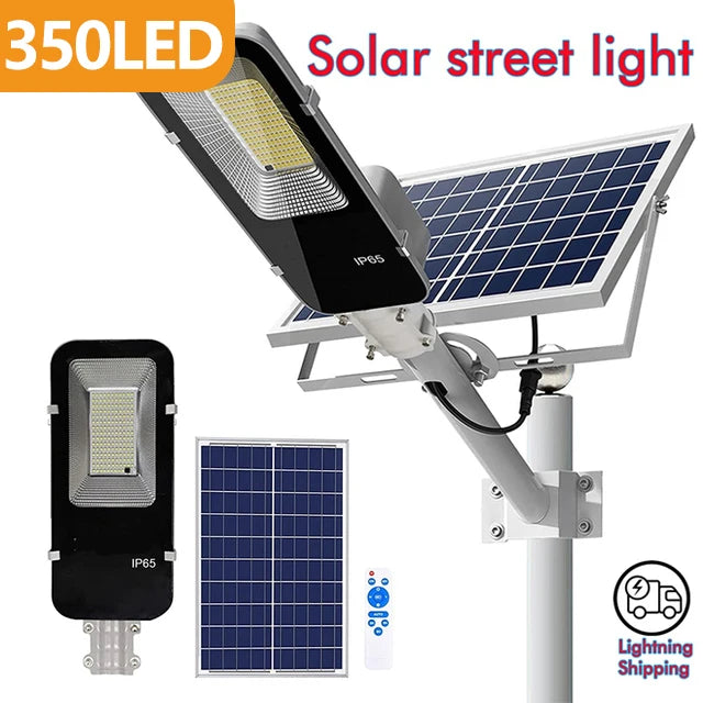200W Powerful Solar Light Outdoor Solar Street Light 6000mah Waterproof
