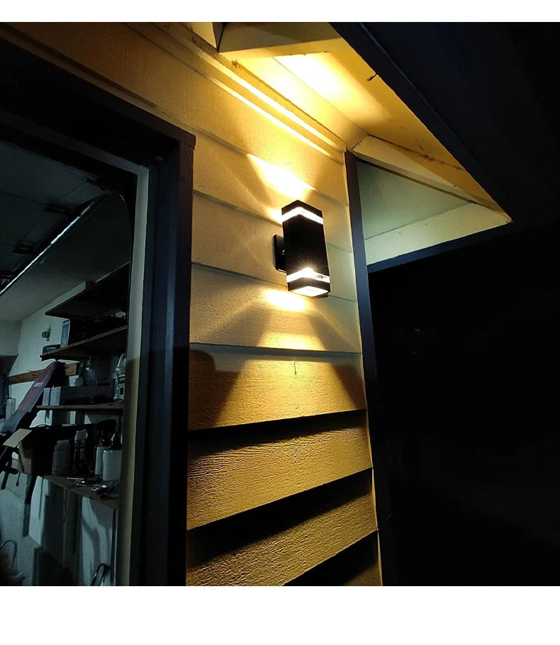 E27 Outdoor Up And Down Wall Sconce