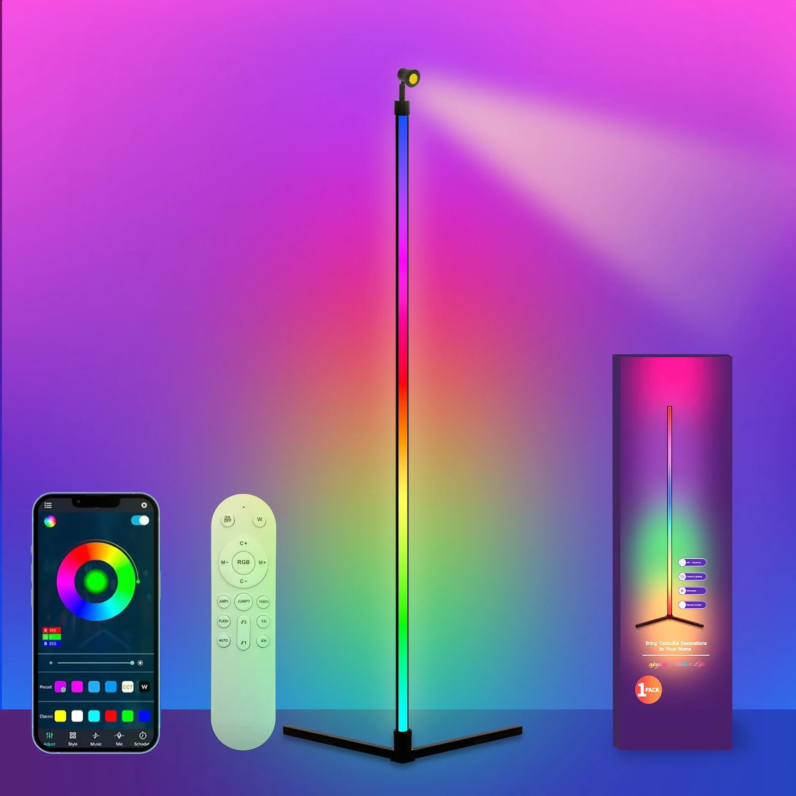 RGB Sunset Sync Floor Lamp
