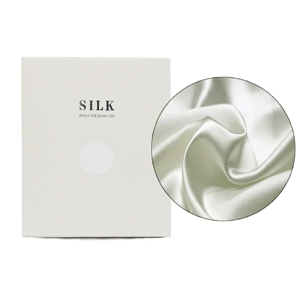100% Natural Mulberry Silk Pillowcase with Hidden Zipper Double Sided