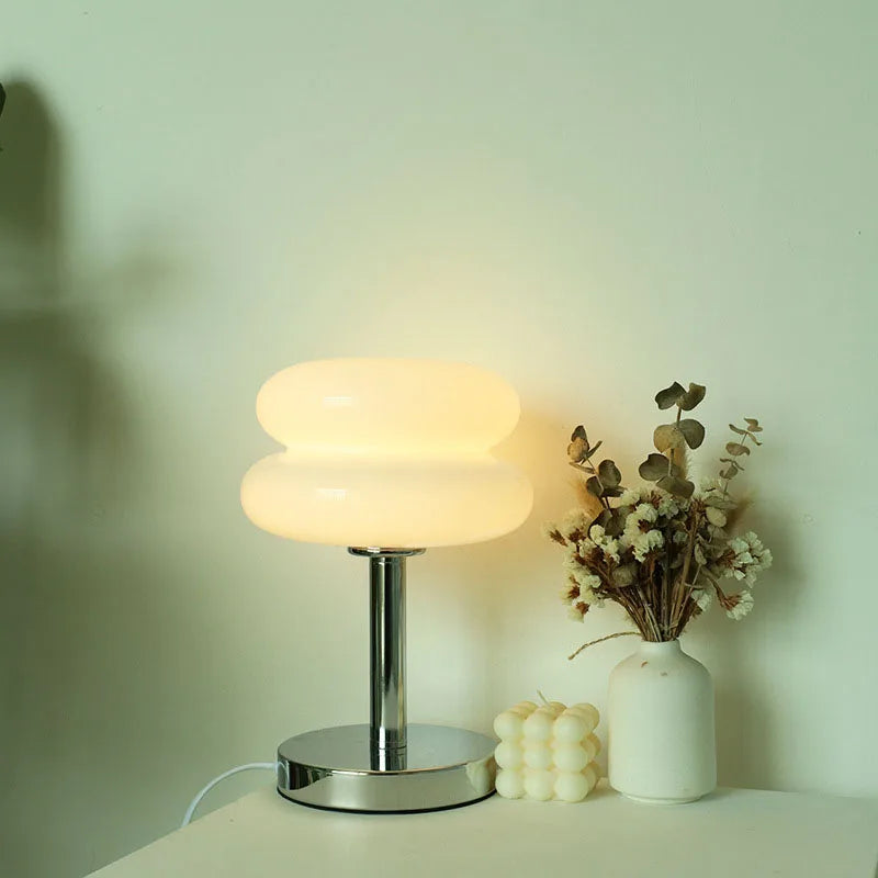 Macaron Trichromatic Glass Lamp