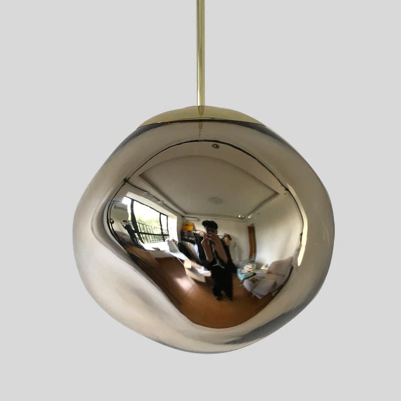Modern Lava Ripple LED Chandelier