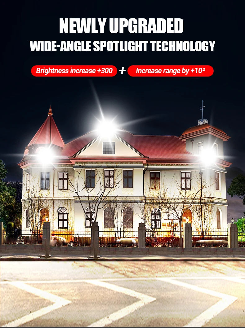 COB Solar Motion Sensor Wall Light