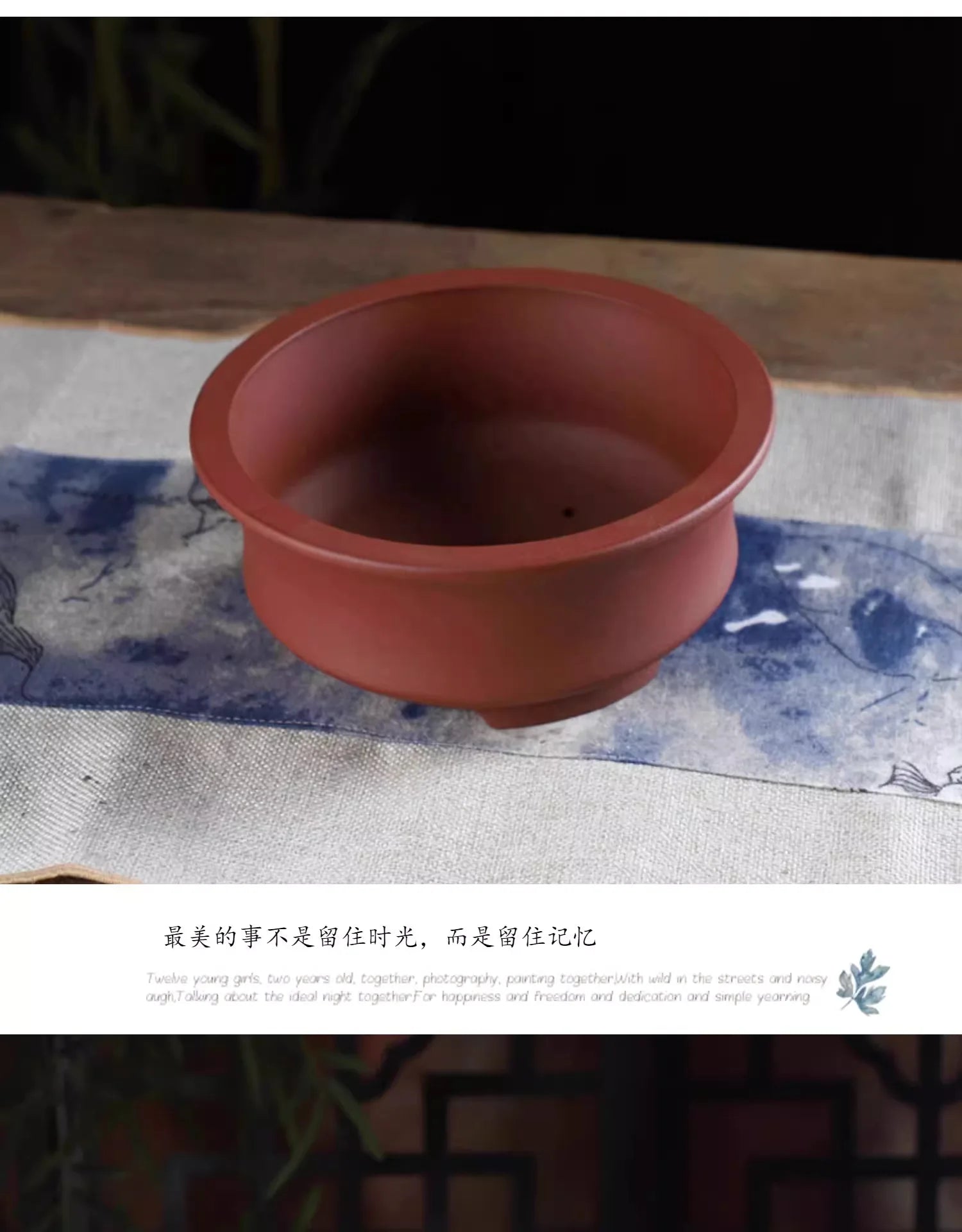 Ceramic Bonsai Bowl Pot