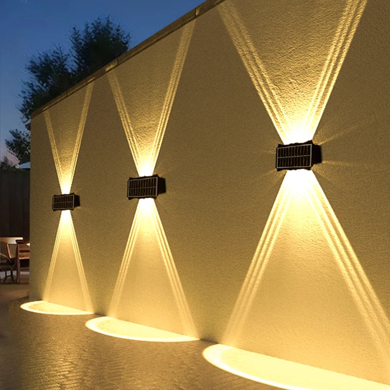 Up & Down Solar Wall Light