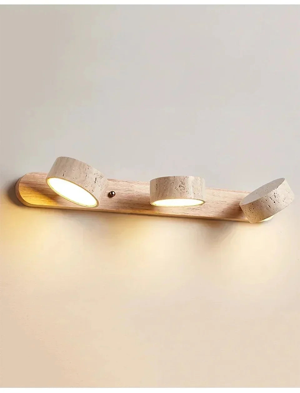 Travertine Stone Vanity Light
