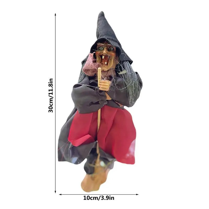 Animated Talking Witch with LED Eyes